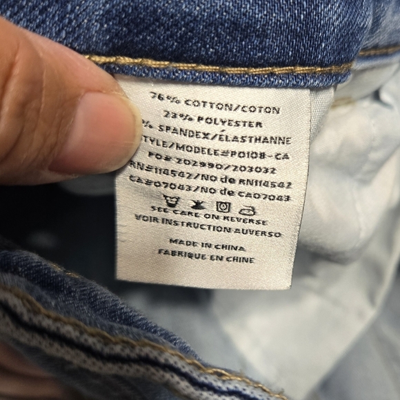 Oat New York Mid Rise Cropped Jeans Sz 2/26 - Picture 3 of 9